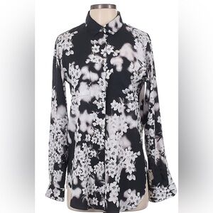 Calvin Klein Monochrome Floral Blouse